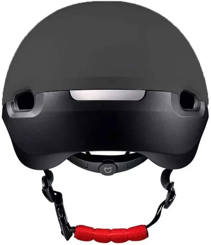 Casco Xiaomi Mi Commuter Helmet visto da dietro con la regolazione