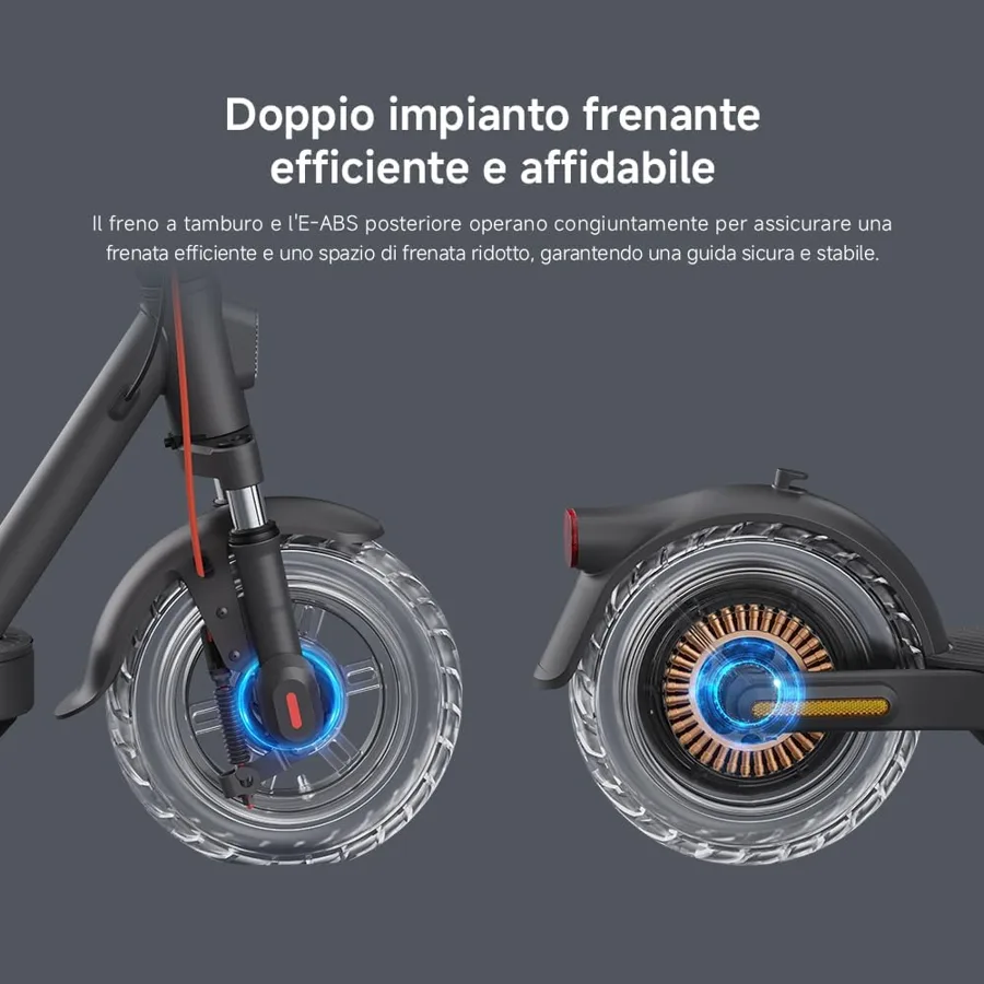Doppio impianto frenante dello Xiaomi Electric Scooter Elite