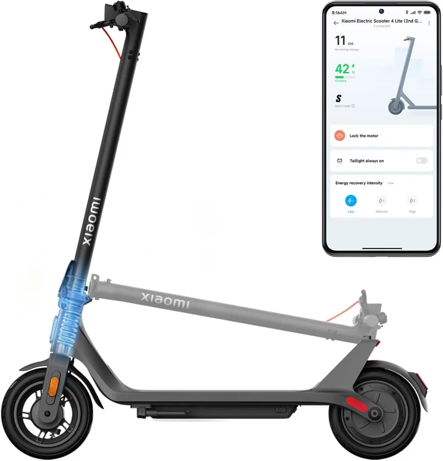 Xiaomi Electric Scooter 4 Lite (2nd Gen) con l'app