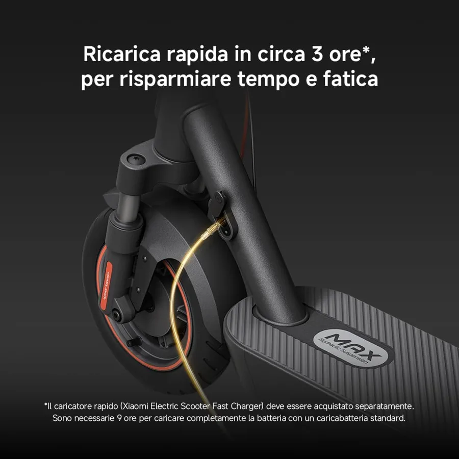 Porta di ricarica dello Xiaomi Electric Scooter 5 Max